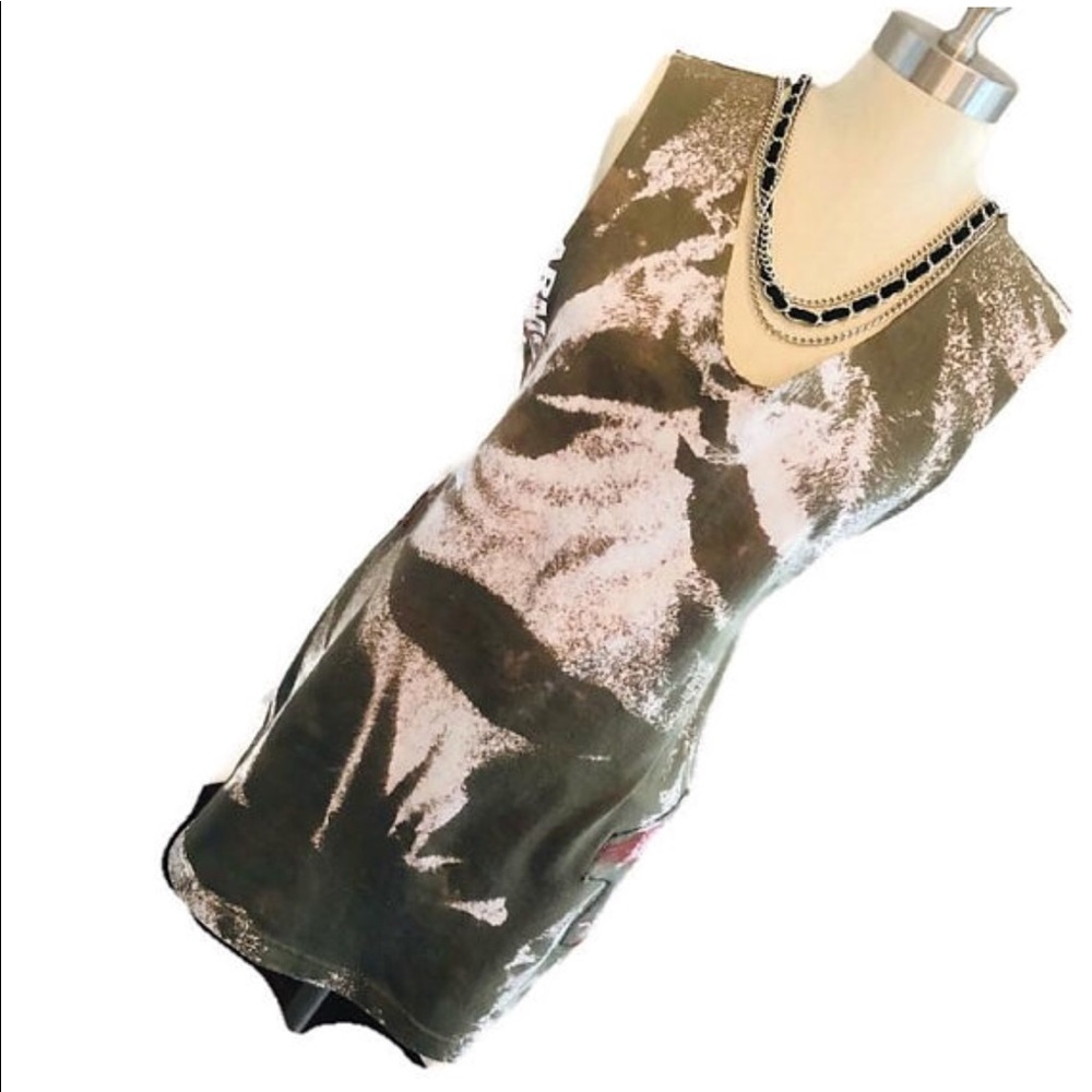 SOLD Custom Armor for Sleep Band Bleached T-Shirt